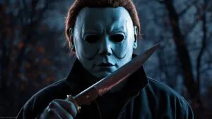Michael Myers Mask Knife Halloween Night