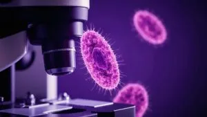 Microscope View Cell Structure Science Art