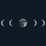 Minimalist Moon Phases Line Art Aesthetic