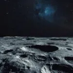 Minimalist Moon Surface Craters Texture