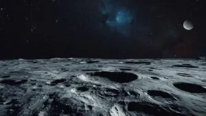 Minimalist Moon Surface Craters Texture
