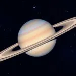 Minimalist Saturn Planet Ring System Icon
