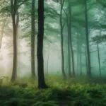 Misty Forest Dawn