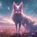 Neon Kitsune in Quantum Plains