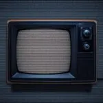 Old Television Test Pattern Static Screen