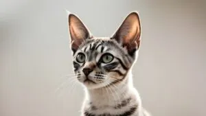 Oriental Shorthair Striking Big Ears