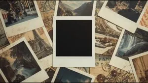 Polaroid Photo Frame Vintage Aesthetic Collage