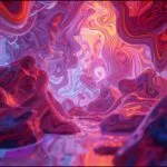 Psychedelic Liquid Light Show 60s Abstract