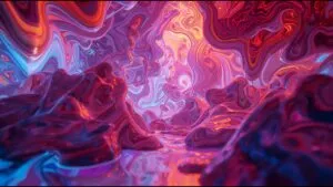 Psychedelic Liquid Light Show 60s Abstract