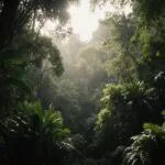 Rainforest Canopy Lush Green Exotic View