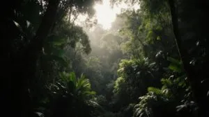 Rainforest Canopy Lush Green Exotic View