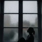 Rainy Window View Droplets Alone