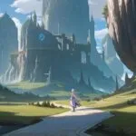 Re:Zero Emilia Waifu Scenery Art