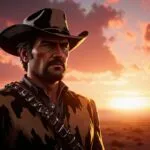 Red Dead Redemption 2 Arthur Morgan Sunset
