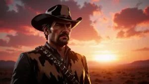 Red Dead Redemption 2 Arthur Morgan Sunset