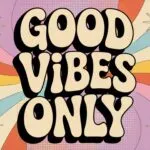 Retro Vintage Quote Groovy Font Colorful