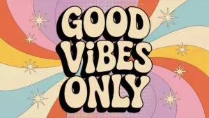Retro Vintage Quote Groovy Font Colorful