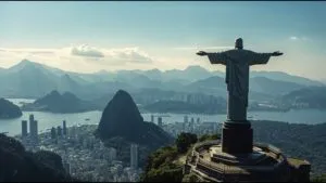 Rio de Janeiro Christ the Redeemer View