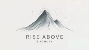 Rise Above – Minimalist Motivational Typography