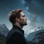 Robert Pattinson Stargazing in Mountain Valley