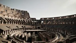 Rome Colosseum Ancient Ruins Day