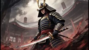 Samurai Manga Warrior Traditional Art Style