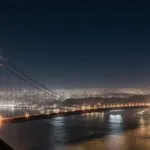 Golden Gate Bridge in San Francisco Fog