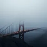 San Francisco Golden Gate Bridge Fog