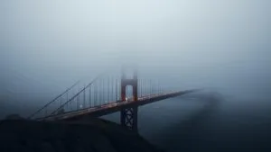 San Francisco Golden Gate Bridge Fog