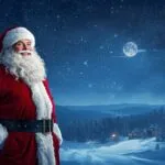 Santa Claus Journey Under Stars