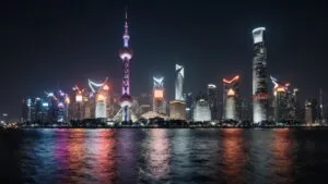 Shanghai Financial District Lujiazui Towers