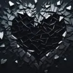 Shattered Heart Aesthetic Dark