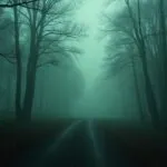 Silent Forest Fog Picture