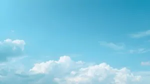 Sky Blue and Clouds Photo