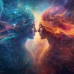 Soulmate Connection Abstract Energy Art