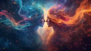 Soulmate Connection Abstract Energy Art