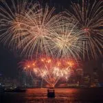 Sparkling New Year’s Eve Firework Display