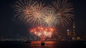 Sparkling New Year’s Eve Firework Display