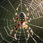 Spider Web Macro Detail Scary Close Up