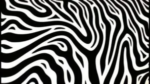Stylish Zebra Pattern Abstract Design