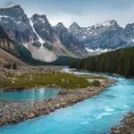 The Blue Pools of the Rocky Mountains