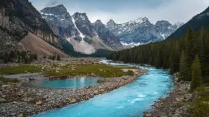 The Blue Pools of the Rocky Mountains