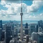 Toronto CN Tower City View