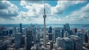 Toronto CN Tower City View
