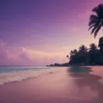 Tropical Beach at Twilight