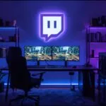 Twitch Streamer Room Dual Monitor Setup