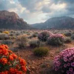 Vibrant Desert Blooms After a Rare Rain