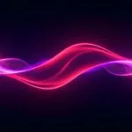 Vibrant Neon Lights Abstract Flow Dark
