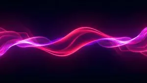 Vibrant Neon Lights Abstract Flow Dark