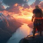 Viking-Inspired Anime Hero